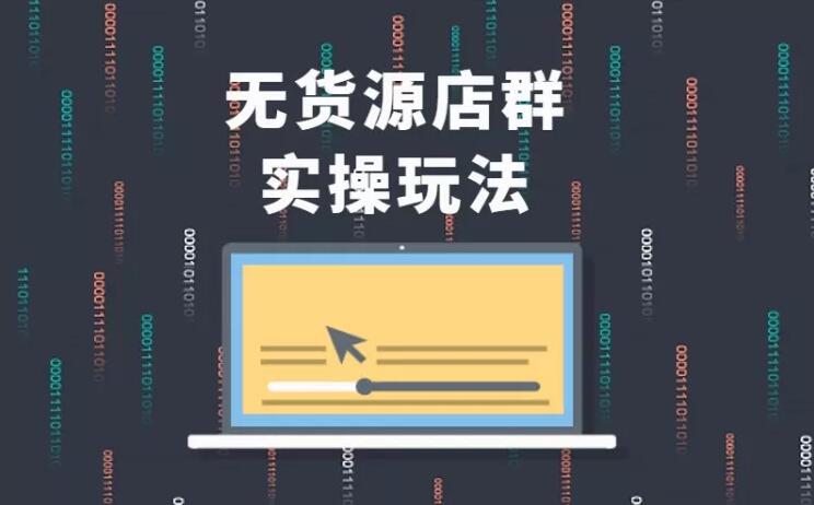 无货源店群实操玩法,蓝海选品的独特思路,店群软件操作方法(45节视频课)-老胡轻创社