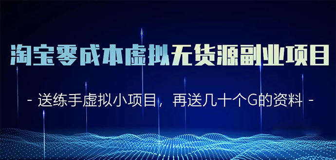 淘宝零成本虚拟无货源副业项目2.0 一个店铺可以产出5000左右的纯利润-老胡轻创社