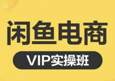 鱼客·闲鱼电商零基础入门到进阶VIP实战课程,帮助你掌握闲鱼电商所需的各项技能-老胡轻创社