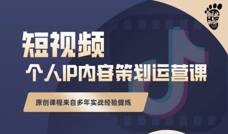 抖音短视频个人ip内容策划实操课,真正做到普通人也能实行落地-老胡轻创社