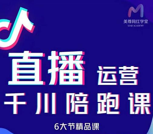 美尊-抖音直播运营千川系统课:直播运营规划、起号、主播培养、千川投放等-老胡轻创社
