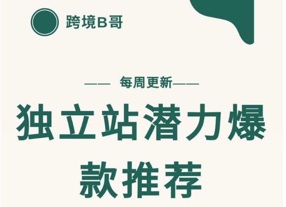 【跨境B哥】独立站潜力爆款选品推荐,测款出单率高达百分之80-老胡轻创社