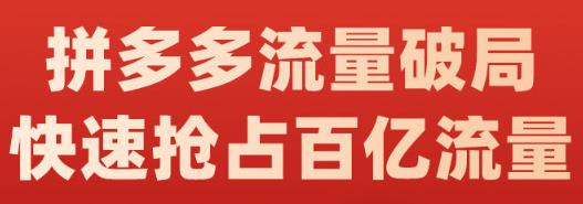 阿杰·拼多多流量破局:如何打黑标，爆款的思路，拼多多流量框架，快速抢占百亿流量-老胡轻创社