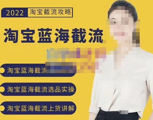 2022淘宝蓝海截流攻略,淘宝蓝海截流选品上货实操讲解-老胡轻创社