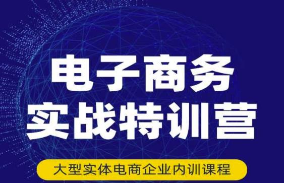 民赛电气内部出品：电子商务实战特训营，全方位带你入门电商，308种方式玩转电商-老胡轻创社