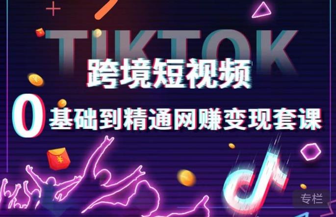 跨境短视频TIKTOK 0基础到精通网赚变现套课,跨境短视频独立站带货变现技巧-老胡轻创社
