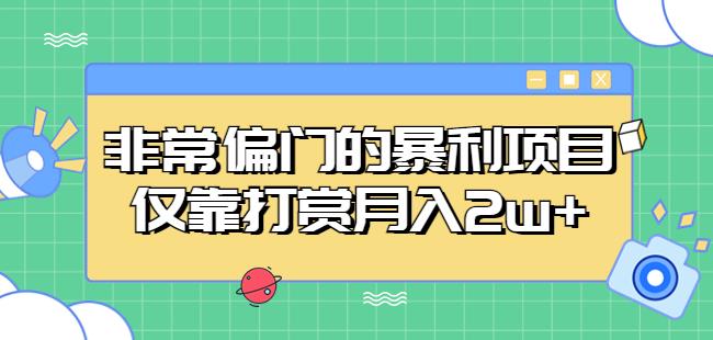 非常偏门的暴利项目,仅靠打赏月入2w+-老胡轻创社