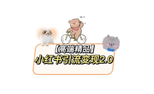 小红书最新引流变现教程,全网最新最详细的视频教程以及素材-老胡轻创社