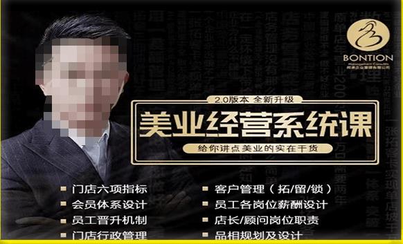 【杨志威系统课2.0】美业门店经营管理系统课,给你讲点美业的实在干货,含资料-老胡轻创社