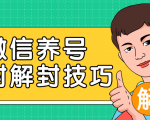 2020最新微信养号防封解封技巧,再也不用担心微信号被封,快速解封你的微信号!-老胡轻创社