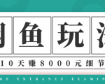 龟课·闲鱼项目玩法实战班第12期,操作10天左右利润有8000元细节玩法-老胡轻创社
