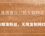封神学员特训营:快速搭建自己的互联网营销系统,疯狂涨精准粉丝,无限复制网红流量-老胡轻创社