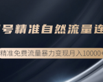 垂直起号精准自然流量连爆玩法,精准引流暴力变现月入10000+-老胡轻创社