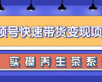 柚子视频号带货实操变现项目,零基础操作养身茶月入10000+-老胡轻创社
