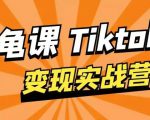 龟课·TikTok变现实战训练营线上第1期，多种变现模式，轻松赚美刀-老胡轻创社