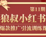 狼叔小红书爆款推广引流训练课第11期,手把手带你玩转小红书-老胡轻创社