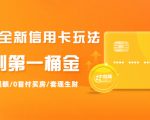 2021全新信用卡玩法:快速提额/0首付买房/套现生财,赚到第一桶金-老胡轻创社