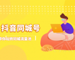 抖金必火学院·抖音同城号:带你玩转同城流量池,同城实体经济的机会来了-老胡轻创社