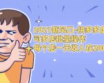 2021新风口-拼多多虚拟店:可多店批量操作,每个店一天收入在200-1000-老胡轻创社