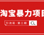 引流哥·第3期淘宝暴力项目:每天10-30分钟的空闲时间,有淘宝号,会玩淘宝-老胡轻创社