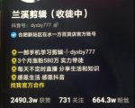 兰溪抖音混剪:一部手机学习剪辑,3个月涨粉580万-老胡轻创社