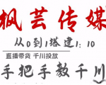 枫芸传媒11月千川最新玩法，手把手教你搭建1:10的计划-老胡轻创社