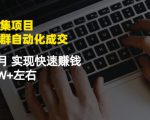 虚拟图集项目：矩阵站群自动化成交，3-5个月实现快速赚钱月入1W+左右-老胡轻创社