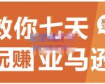 晟尧跨境·教你七天玩赚亚马逊，教你轻松玩赚亚马逊，适合小白学习-老胡轻创社