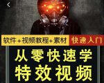 小杰特效师·从零快速学特效视频,快速入门(软件+教程+素材打包)-老胡轻创社