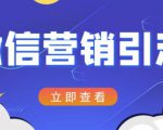 微信营销策划引流系列课程,每天引流100精准粉-老胡轻创社
