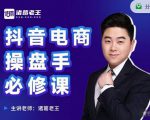 诸葛老王-抖音电商操盘手必修课:顶层设计,起号破局,爆款运营,数据分析-老胡轻创社