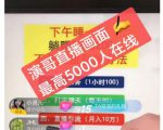 演哥直播变现实战教程,直播月入10万玩法,包含起号细节,新老号都可以-老胡轻创社