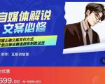 瓦斯讲故事·自媒体影视解说核心教学，在家就能挣到跟普通上班一样的工资-老胡轻创社