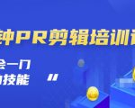 抖音视频一分钟PR剪辑培训:学会一门赚钱的技能,每节课短小精悍-老胡轻创社