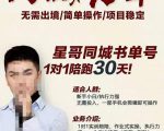 星哥同城教育书单号课程,无需出境简单操作项目稳定-老胡轻创社