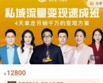 桔子会·私域流量变现速成班，4天拿走月销千万的变现方案 价值12800元-老胡轻创社