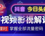 嚴如意·中视频影视解说—掌握流量密码，自媒体运营创收，批量运营账号-老胡轻创社