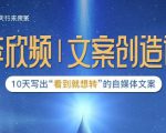 李欣频|文案创造课，0基础可报10天写出“看到就想转”的自媒体文案-老胡轻创社