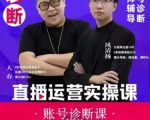 风清扬大春《直播带货运营实操课》,班级账号诊断课价值3980元-老胡轻创社
