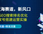 2022蓝海赛道,新风口:短视频SEO搜索排名优化+企业商家号搭建运营实操-老胡轻创社