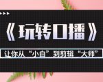 月营业额700万+大佬教您《玩转口播》让你从“小白”到剪辑“大师”-老胡轻创社