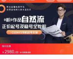 0粉0作品自然流正价起号及稳号全教程，专业自然流起号机构流程化教学（价值2980元）-老胡轻创社