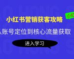 小红书营销获客攻略：从账号定位到核心流量获取，爆款笔记打造-老胡轻创社