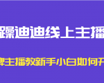 暴躁迪迪线上主播课，金牌主播教新手小白如何开播-老胡轻创社