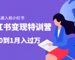 小红书变现特训营:带你快速入局小红书,从0到1月入过万-老胡轻创社