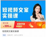 小秋·短视频文案实操课,从0到1教你做短视频的经验技巧-老胡轻创社