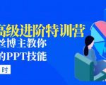 PPT高级进阶特训营:百万粉丝博主教你进阶你的PPT技能(98节课程+PPT素材包)-老胡轻创社