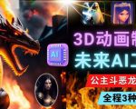 利用未来Ai工具LeiaPix,静态图转换3D动画,Lexica和Chat GPT制作精彩视频-老胡轻创社