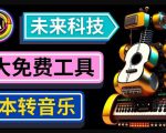 抢先体验未来Ai科技-文本转音乐工具，只需输入文字描述，即可创作歌曲和音乐-老胡轻创社