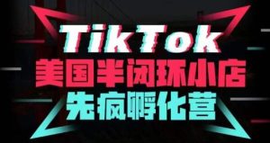 疯人院·TikTok美国半闭环小店孵化营，抢占TikTok美国蓝海市场，开店、运营、带货、投流全实操-老胡轻创社